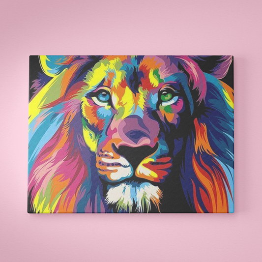 Colorful Lion - Painting Wiz Kit