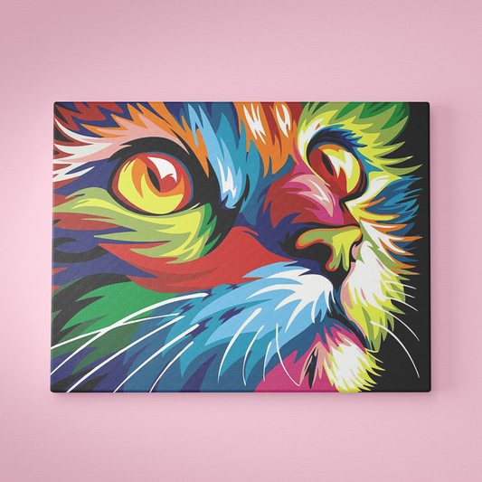 Colorful Kitten - Painting Wiz Kit