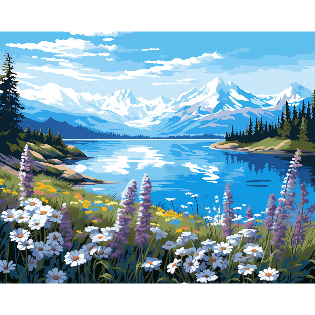 Forget-Me-Not Landscape